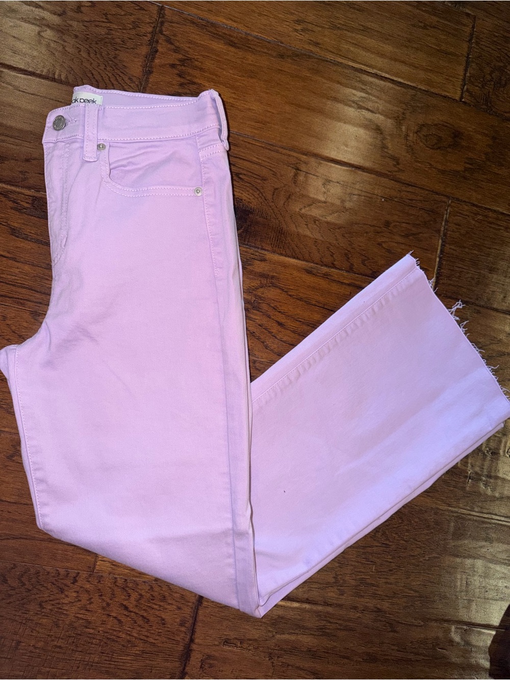 Sneak Peek Pastel purple Wide-Leg Jeans